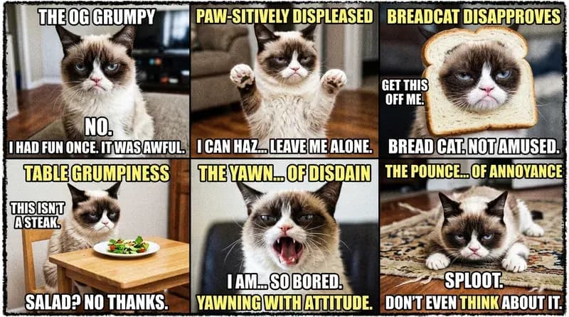 Meme Kucing Oren Lucu untuk Chat dan Status
