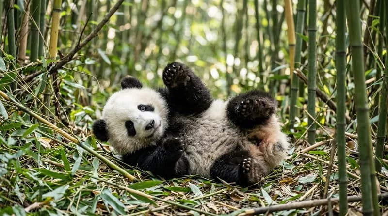 50+ Gambar Panda Lucu yang Bikin Hati Meleleh