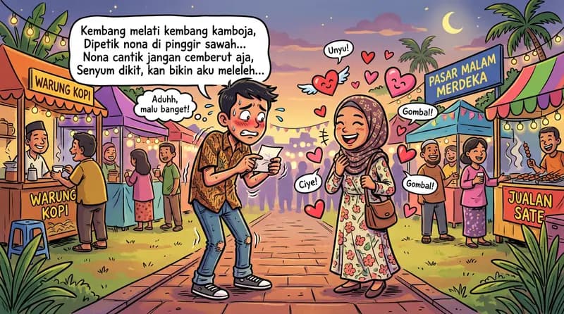 90 Gombalan Lucu Singkat buat Gebetan dan Pacar