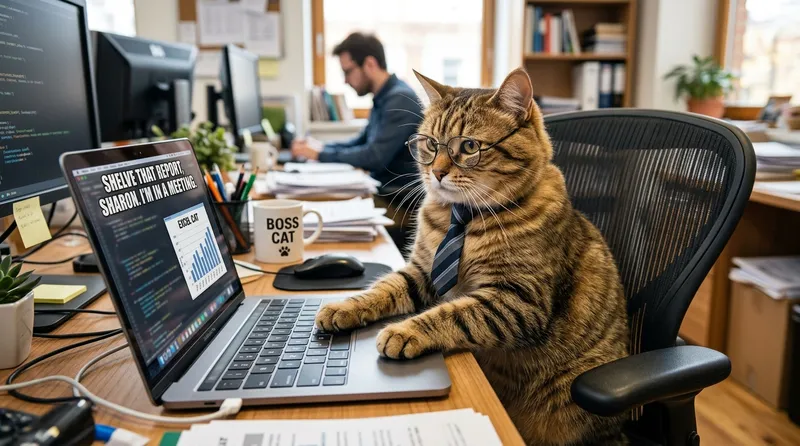 Template kosong untuk membuat meme kucing lucu