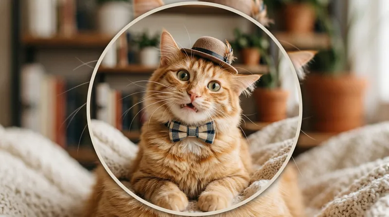 Foto kucing lucu untuk profil WhatsApp dan media sosial