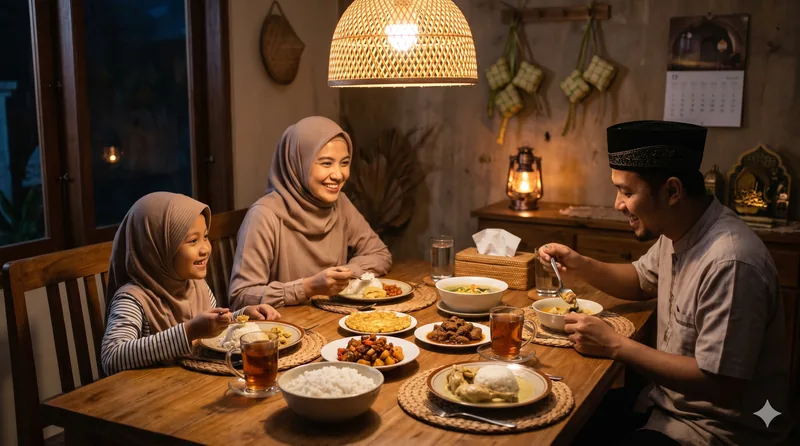 Hidangan untuk berbuka yang selalu ditunggu sepanjang hari