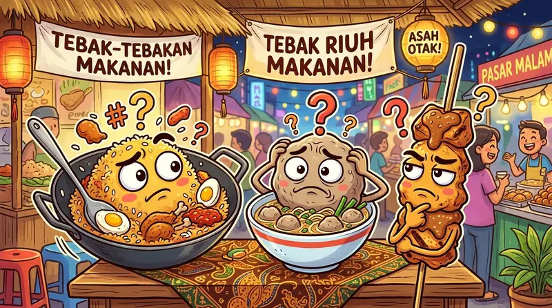 Tebak-tebakan lucu tema makanan dan minuman yang menggemaskan