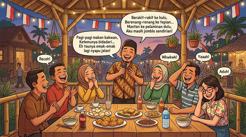 Koleksi pantun lucu menghibur receh yang paling populer di WhatsApp