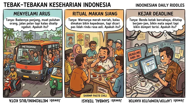 Kumpulan tebak receh untuk obrolan santai bersama teman