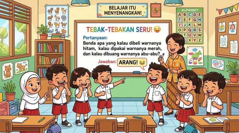Teka-teki anak lucu dan jawabannya - riddle mudah untuk anak SD